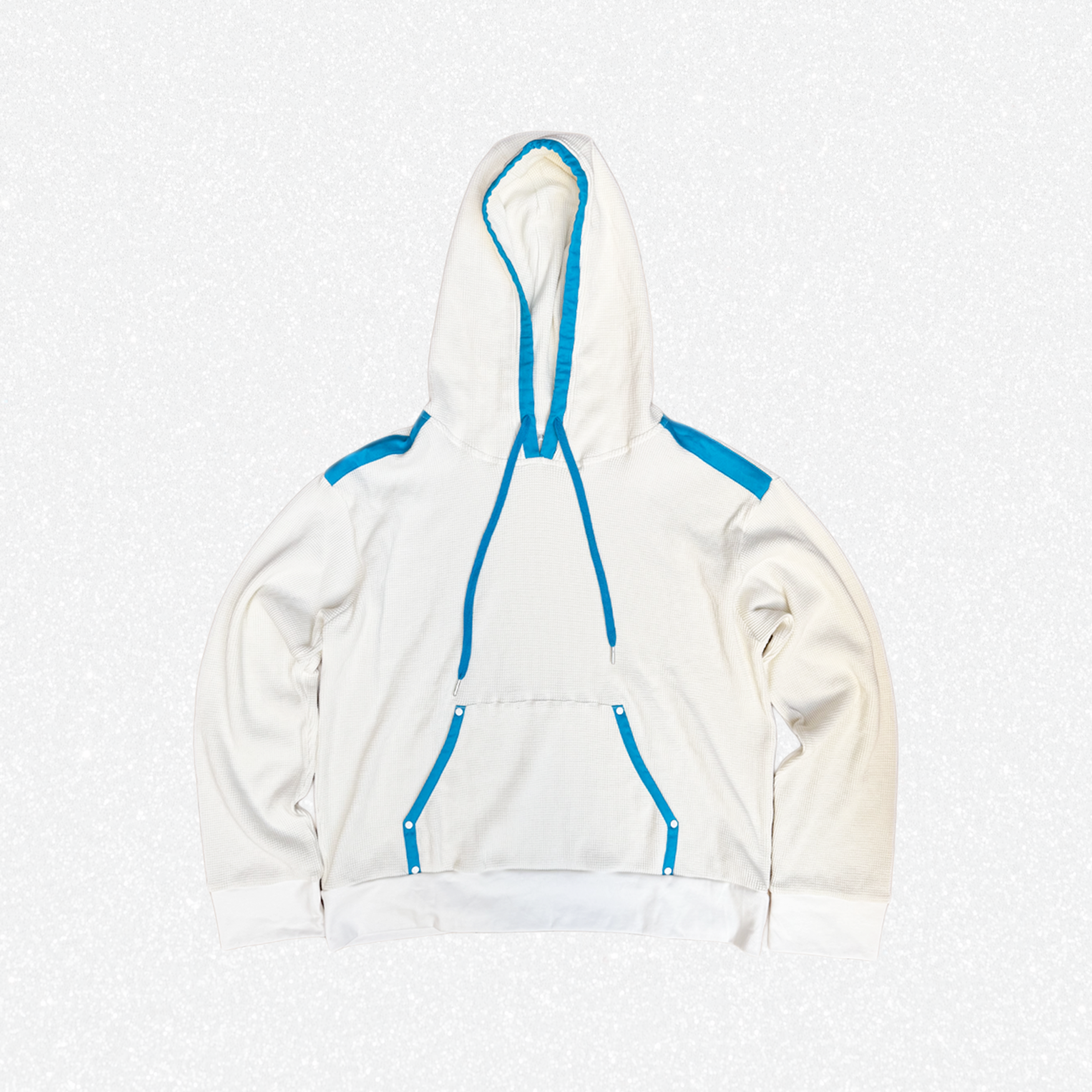 Naval Waffle Hoodie